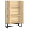 Buffet haut 70x35x125 cm bois d'ingénierie 627925627925