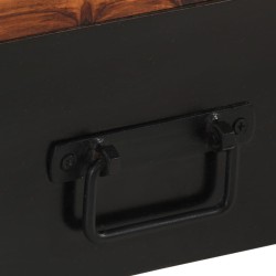 Meuble TV 120x30x40 cm Bois de Sesham solide 627926627926