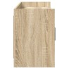 Meuble TV 168 x 33 x 47 cm Chêne Sonoma Bois d'ingénierie 627927627927