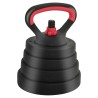 Set d'haltères 4-en-1 40kg Noir et Rouge Ciment et sable de fer 627931627931