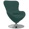 Fauteuil œuf Vert foncé Velours 627938627938