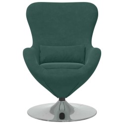 Fauteuil œuf Vert foncé Velours 627938627938