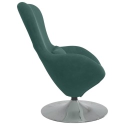 Fauteuil œuf Vert foncé Velours 627938627938
