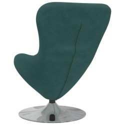 Fauteuil œuf Vert foncé Velours 627938627938