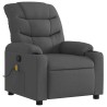 Fauteuil inclinable de massage gris foncé tissu 627939627939