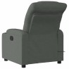 Fauteuil inclinable de massage gris foncé tissu 627939627939