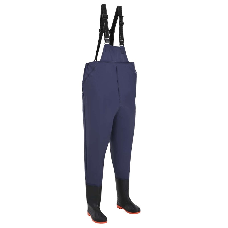 Cuissard avec bottes Polyester enduit de PVC Dimensions 44 Bleu 627942627942