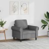 Fauteuil Gris foncé 60 cm Velours 627950627950