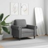 Fauteuil Gris foncé 60 cm Velours 627950627950