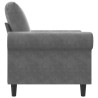 Fauteuil Gris foncé 60 cm Velours 627950627950