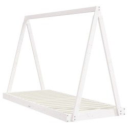Cadre de lit pour enfants blanc 80x200 cm bois de pin massif 627952627952