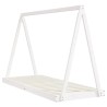Cadre de lit pour enfants blanc 80x200 cm bois de pin massif 627952627952