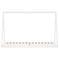 Cadre de lit pour enfants blanc 80x200 cm bois de pin massif 627952627952