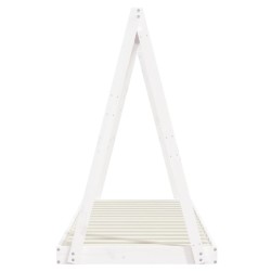 Cadre de lit pour enfants blanc 80x200 cm bois de pin massif 627952627952
