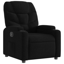 Fauteuil inclinable en tissu noir 627958627958