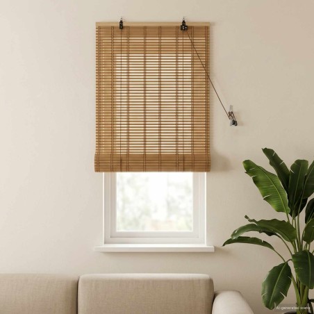 Store enrouleur Nature 50 x 160 cm Bambou 627960627960