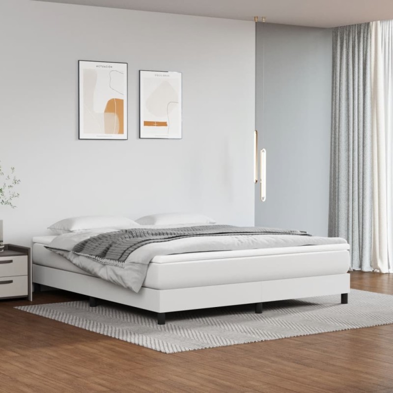 Matelas de lit à ressorts ensachés fermeté moyenne Blanc 160x200x20 cm 627964627964