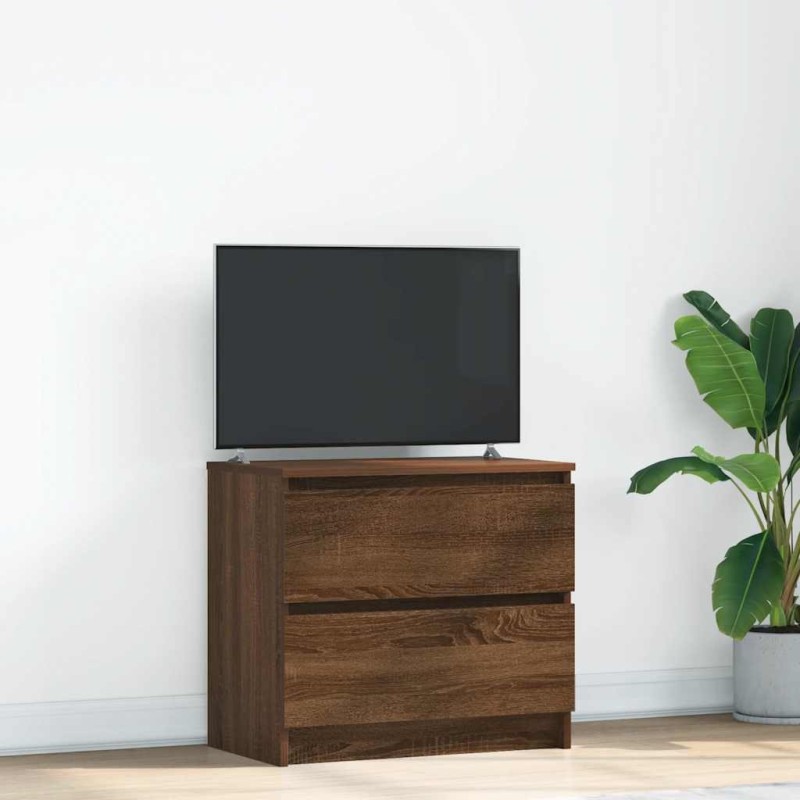 Meuble TV chêne marron 60x35x54 cm bois d'ingénierie 627967627967