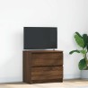 Meuble TV chêne marron 60x35x54 cm bois d'ingénierie 627967627967