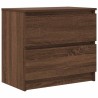 Meuble TV chêne marron 60x35x54 cm bois d'ingénierie 627967627967