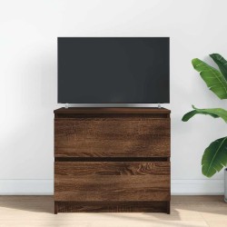 Meuble TV chêne marron 60x35x54 cm bois d'ingénierie 627967627967