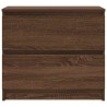 Meuble TV chêne marron 60x35x54 cm bois d'ingénierie 627967627967