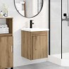 Meuble de salle de bain avec robinet Chêne artisanal 627968627968