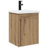 Meuble de salle de bain avec robinet Chêne artisanal 627968627968