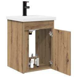 Meuble de salle de bain avec robinet Chêne artisanal 627968627968