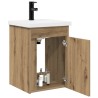Meuble de salle de bain avec robinet Chêne artisanal 627968627968