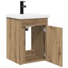 Meuble de salle de bain avec robinet Chêne artisanal 627968627968