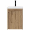 Meuble de salle de bain avec robinet Chêne artisanal 627968627968