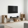Meuble TV 100 x 30 x 50 cm Chêne artisanal Bois d'ingénierie 627970627970