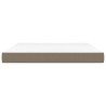 Matelas de lit à ressorts ensachés fermeté moyenne Taupe 160x200x20 cm Tissu 627972627972
