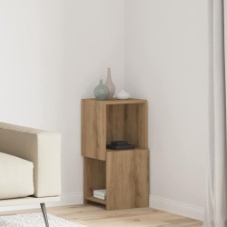 Meuble d'angle 30,5x30x65cm Bois d'ingénierie Chêne artisanal 627976627976