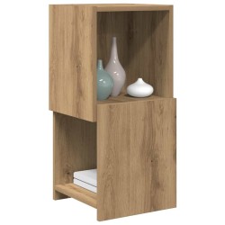 Meuble d'angle 30,5x30x65cm Bois d'ingénierie Chêne artisanal 627976627976