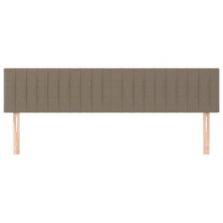 Têtes de lit Taupe 160x5x78/88 cm Tissu 627978627978
