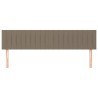 Têtes de lit Taupe 160x5x78/88 cm Tissu 627978627978
