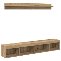 Ensemble de meuble TV mural 5 pcs Chêne artisanal 627993627993
