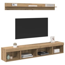 Ensemble de meuble TV mural 5 pcs Chêne artisanal 627993627993