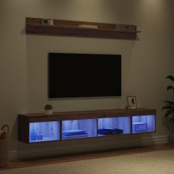 Ensemble de meuble TV mural 5 pcs Chêne artisanal 627993627993
