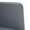 Canapé deux places gris foncé 111 cm velours 627997627997