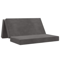 Canapé-lit pliable 120 x 67 x 45 cm Gris foncé 628000628000