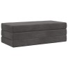 Canapé-lit pliable 120 x 67 x 45 cm Gris foncé 628000628000