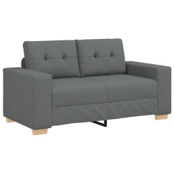 Canapé deux places gris foncé 160 x 77 x 82 cm en tissu 628003628003
