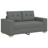 Canapé deux places gris foncé 160 x 77 x 82 cm en tissu 628003628003