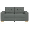 Canapé deux places gris foncé 160 x 77 x 82 cm en tissu 628003628003