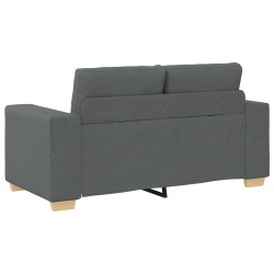 Canapé deux places gris foncé 160 x 77 x 82 cm en tissu 628003628003