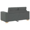 Canapé deux places gris foncé 160 x 77 x 82 cm en tissu 628003628003