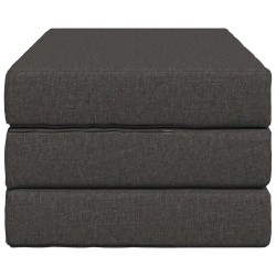 Canapé-lit pliable 100 x 67 x 45 cm Gris foncé 628007628007